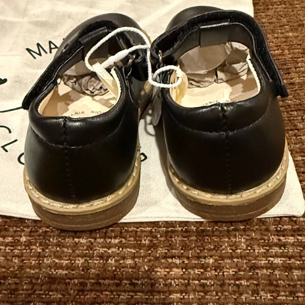 MARIE NICOLE girls T-Strap Mary Jane Hard Sole Shoes